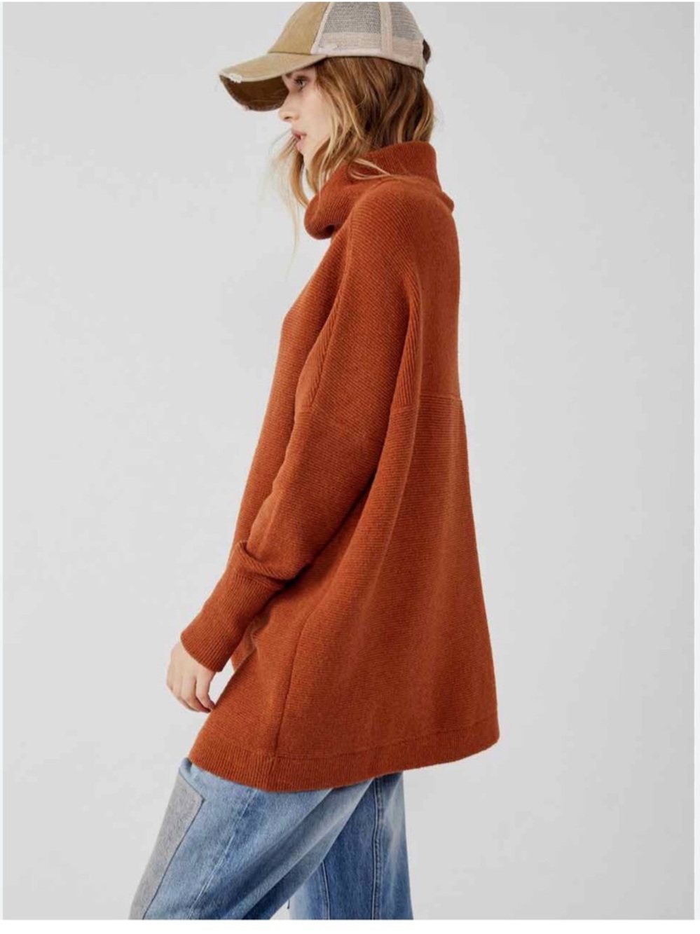 Free People OTTOMAN SLOUCHY TUNIC
Sienna Brown Orange